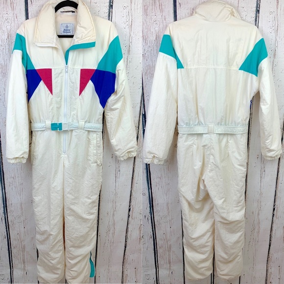 Alpine Design Pants - Vintage 90's Colorblock Gore-Tex Ski Suit